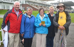 Some of the Farnborough party at Goodwood.